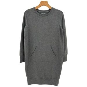 Universal Standard NEW Bree Sweatshirt Dress in Charcoal Gray Size 2XS